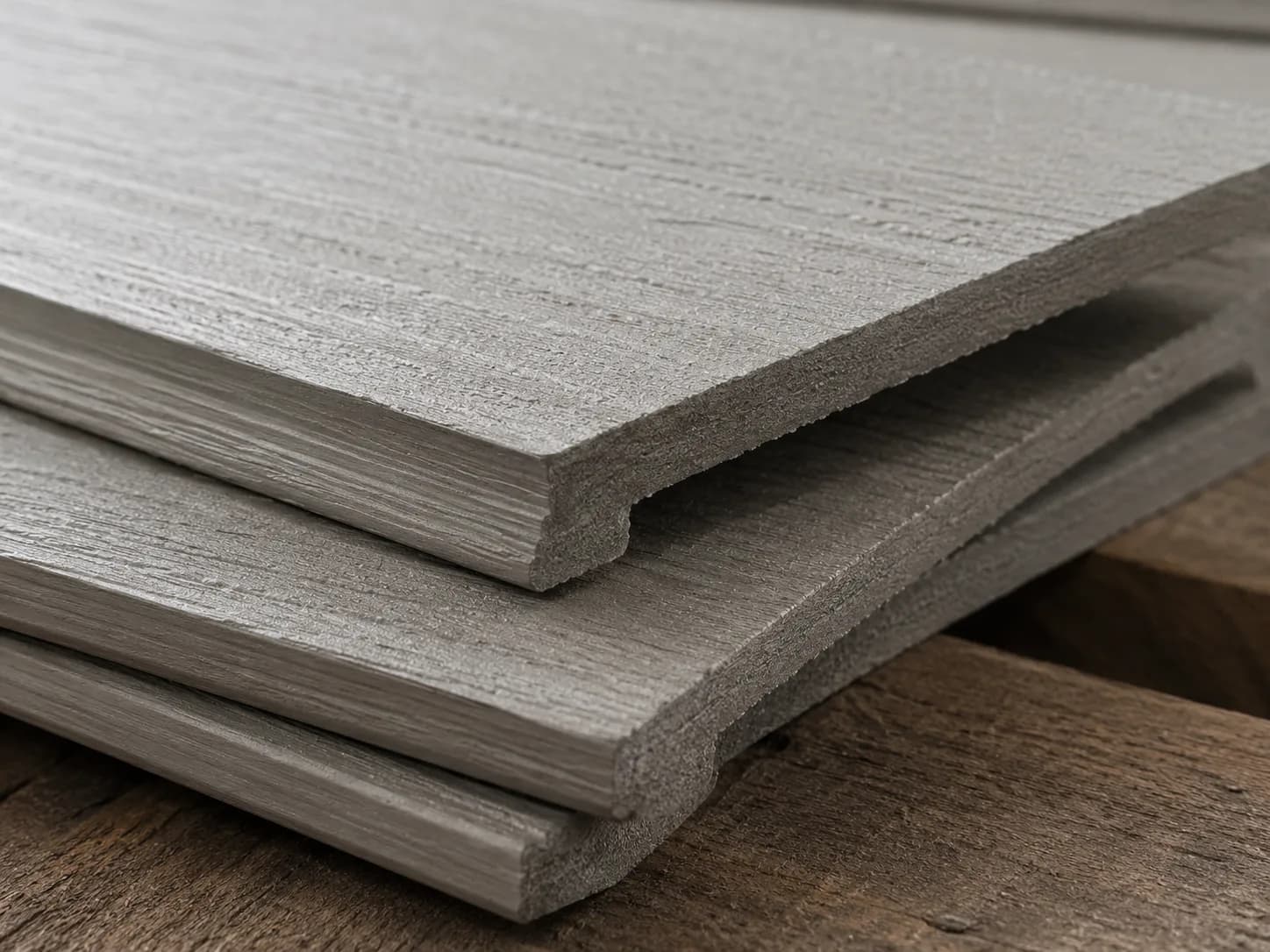 Fiber-cement siding profile detail